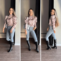 Calça Jeans Peluciada - [Compre 1 Leve 2] + Meia Térmica Grátis!