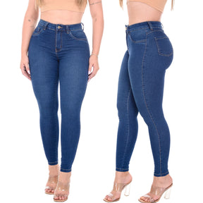 Kit de 4 Calças Feminina Cintura Alta Modelagem Levanta Bumbum